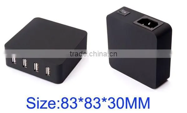 multi smart universal wall socket with 4 usb port