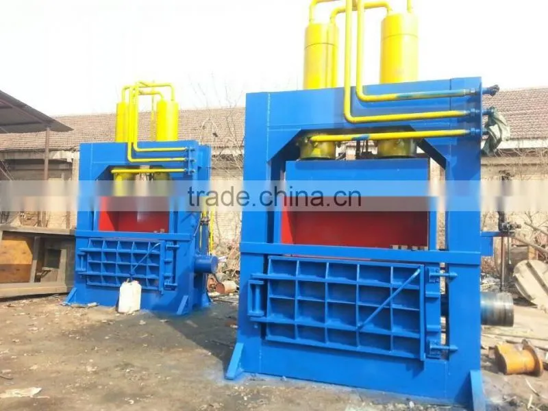 Hydraulic vertical semi-auto waste paper baler machine Y82-250T