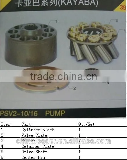 Kayaba(kyb) PSV2-16 Hydraulic pump parts