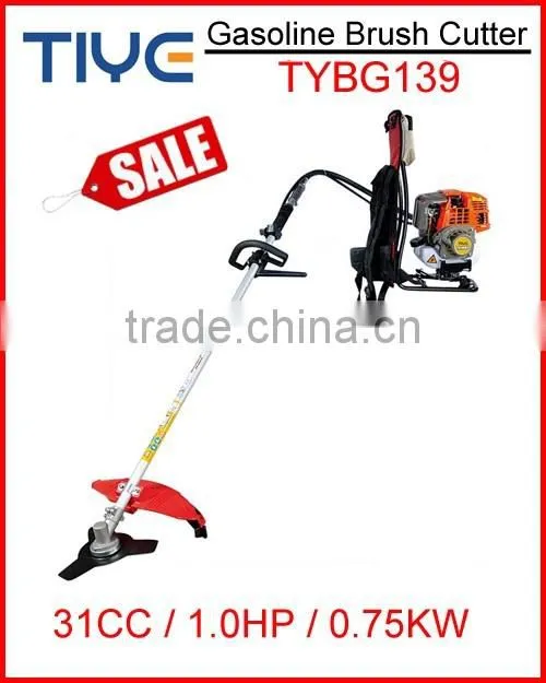 high quality gasoline 2 stroke engine brush cutter grass trimmer for cutting grass