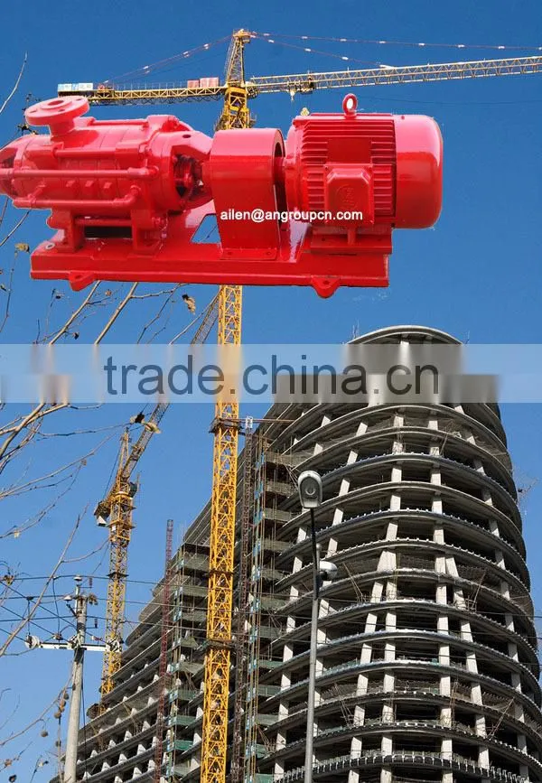 High Pressure Multistage Fire Fighting Water Booster Pump