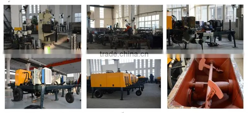 China Small Size Aggregate Output 20m3 per hour Concrete Pump Manufacturer