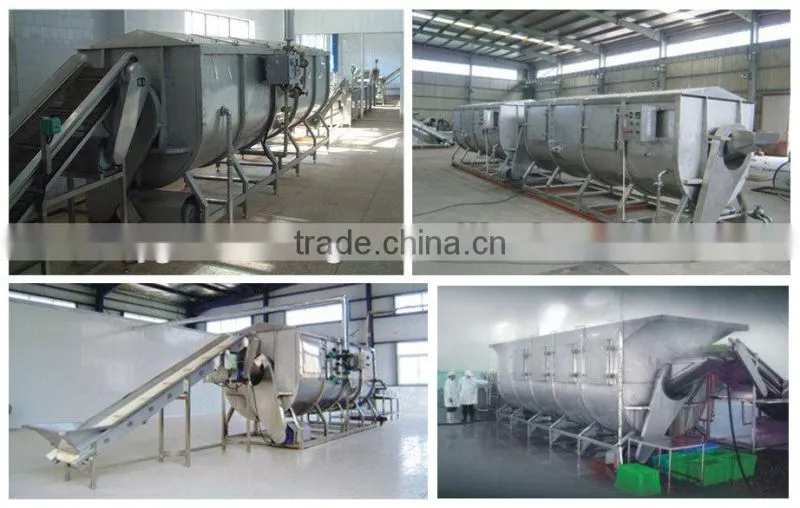 vegetable blanching processing line potato blancher