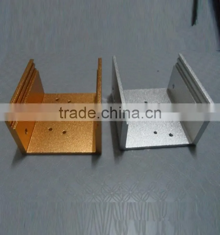 CNC machining l shape aluminum profile