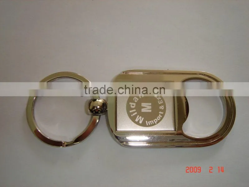 High Quality Cheap Zinc Alloy Compass Metal Keychain , Custom Car Logo Engrave Laser metal Keychain