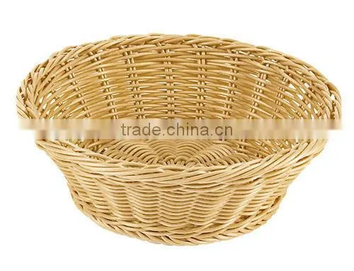 2016 oval cheap willow bread basket with neat linner