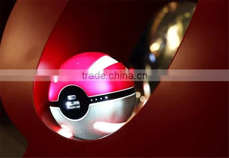 Pokemon Go Game Portable Charger Power Bank for smart phone magic ball pokemon go charger power bank