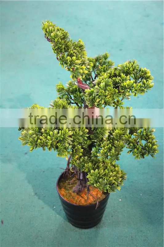 Home garden decoration 50cm to 160 cm hight small indoor canadian artificial green pot plastic similar pine trees ELSPZ02 0903