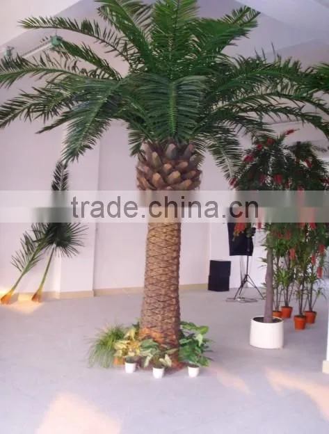 Home garden edging decorative 5ft to 16ft Height outdoor artificial green plastic palm trees EDS06 0841