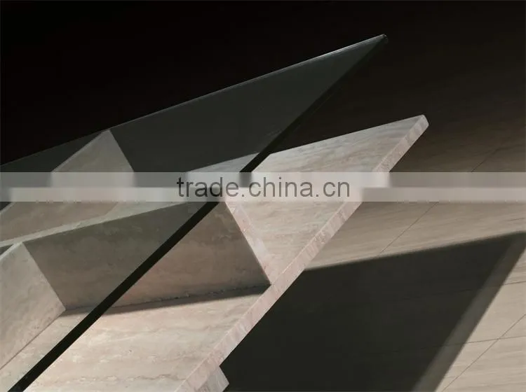modern travertine and glass living room coffee table designs