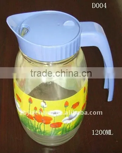 1200ml glass beverage bottles with plastic lid
