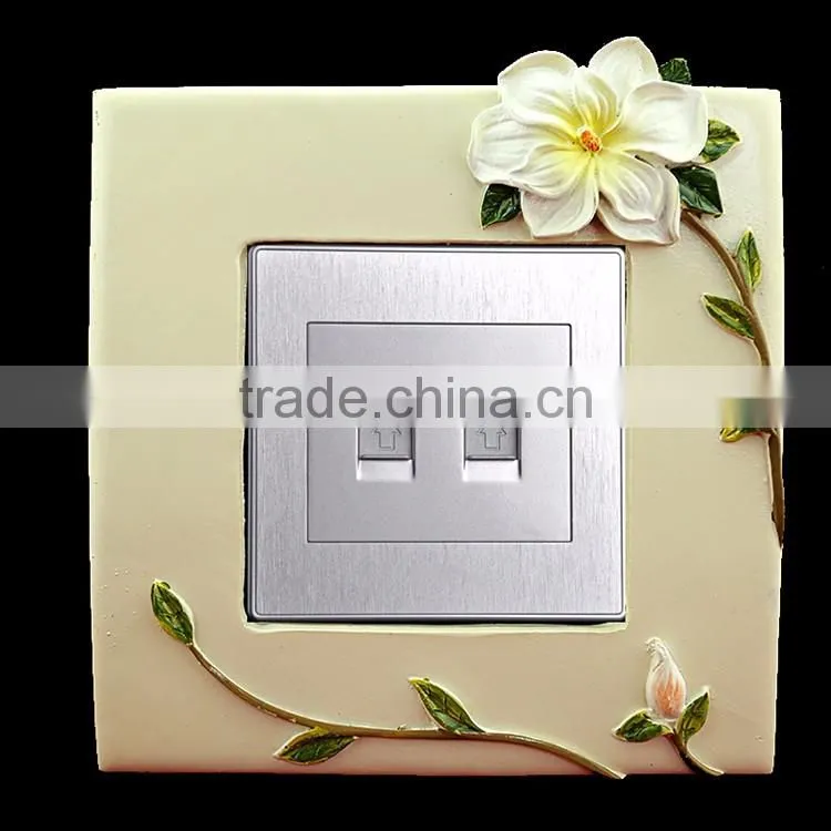 Fashion wedding decorations resin bear wall switch sticker