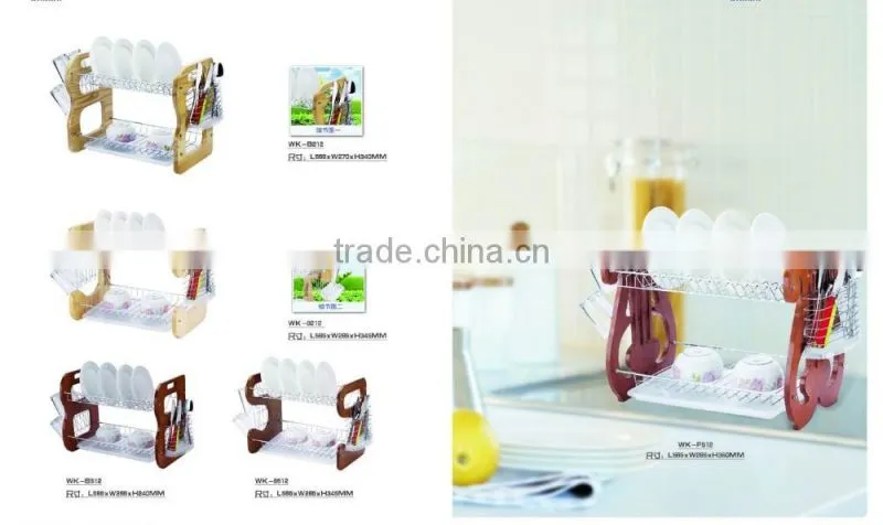 kitchen 2 tiers utensil drying rack