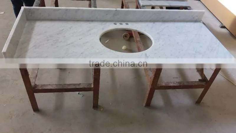 Natural Carrara Marble Vanity Top
