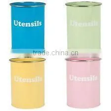Large Metal trash can_Garden Outdoor Sundries Collector