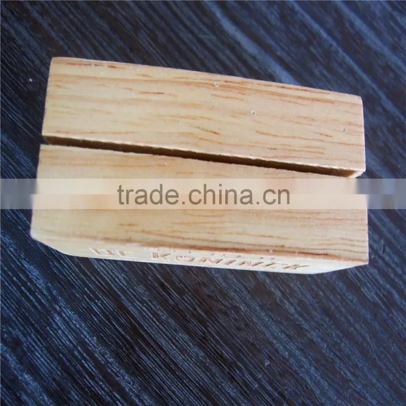 Custom Made Engraved Logo Wooden Card Holder,Business Card Holder