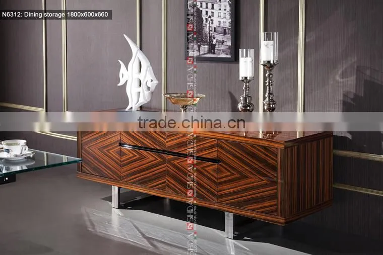 metal sideboard / stainless steel sideboard / low sideboard N6312
