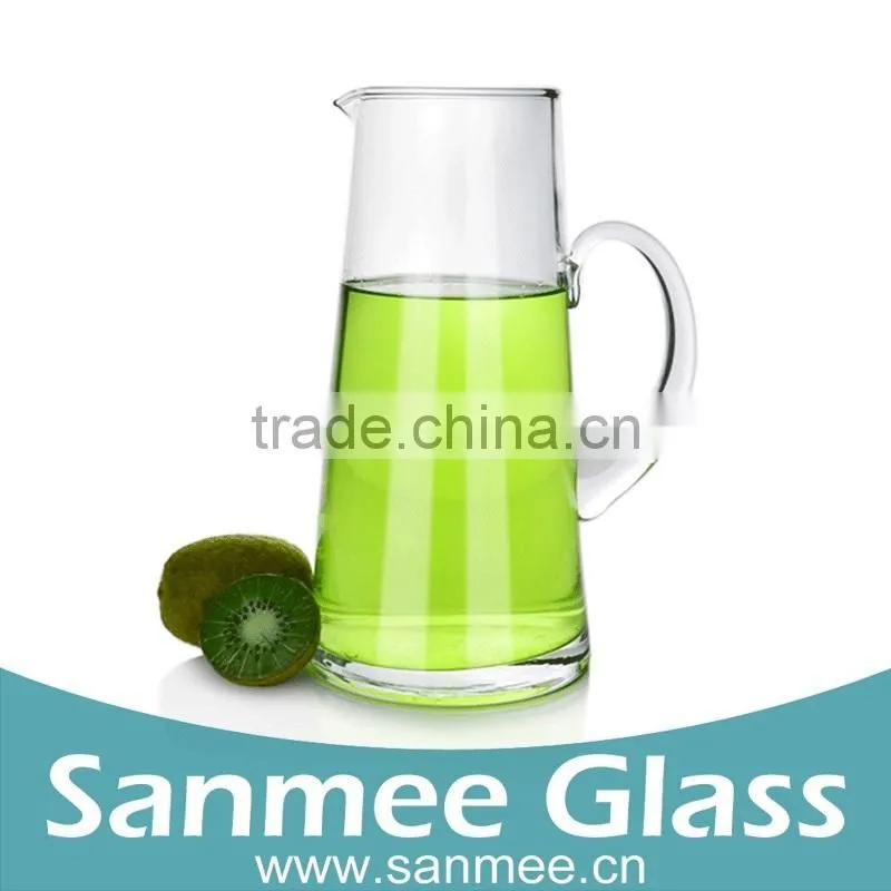 1300ml hot sale crystal glass pitcher,fruit pitcher