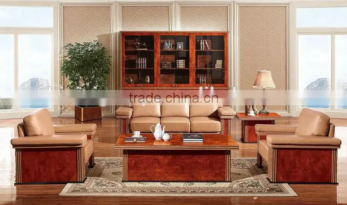Latest Leather Office Sofa,Antique Office Sofa,Luxury Office Furniture(BF08-0224)