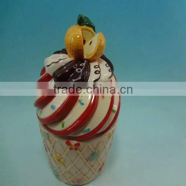 COLORFUL CERAMIC ICE CREAM BOWL