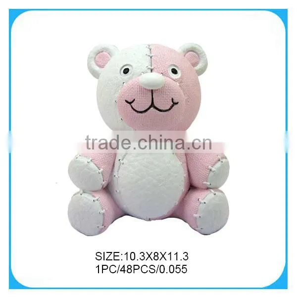 cheap resin rabbit shape coin bank