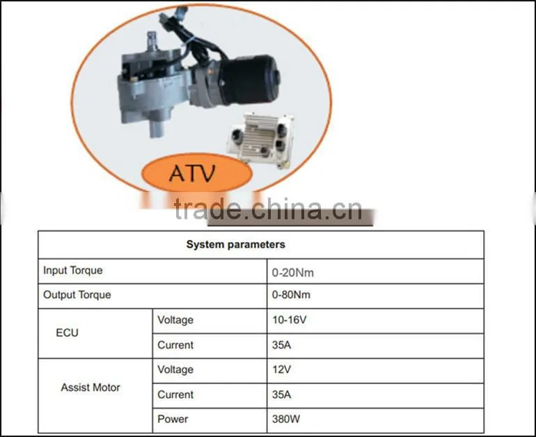 Hot sale electric power steering parts of atv for Terralander 800EFI