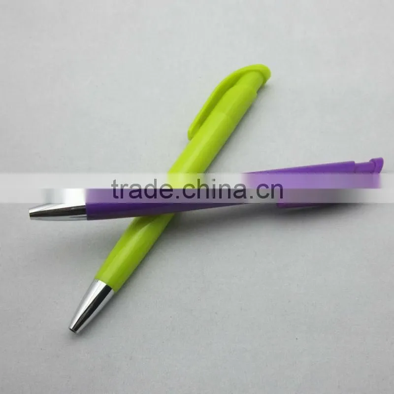 2017 hot selling logo printed advertising cheap ballpoint plastic pen