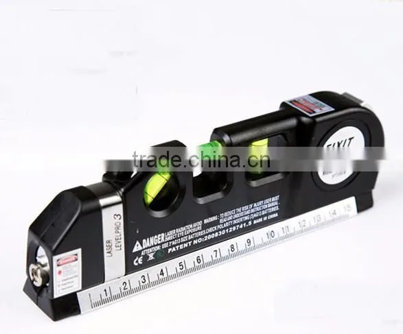 4 in 1 New Multi-Functional Measuring Tools Spirit Level Measure Tape Ruler Laser Detector