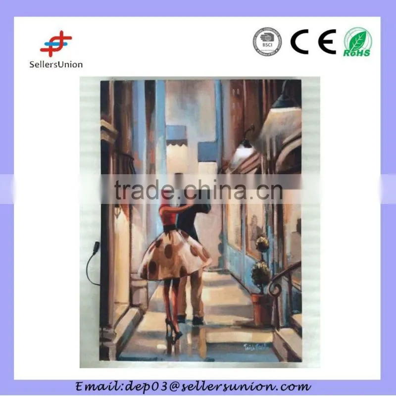 led wall picture for living room portrait picture and party design