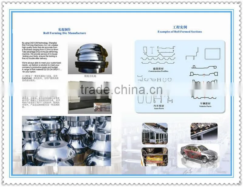 mirror finish precision roll forming die