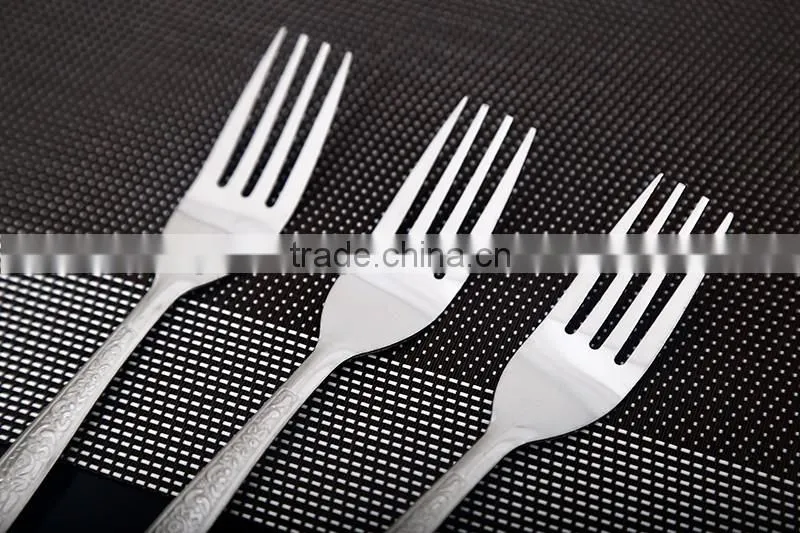 Cute thickening stainless steel fork Mirror Polishing Cutlery