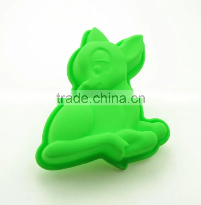 11188 FDA/LFGB Deer Shape Silicone Cake Mold