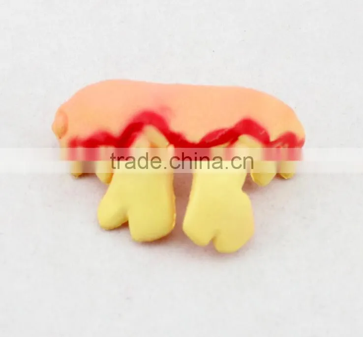 Halloween party fake teeth PVC fake teeth props fake teeth