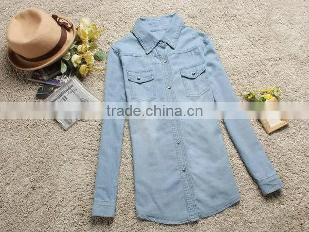 New Style Denim Ladies' Blouses