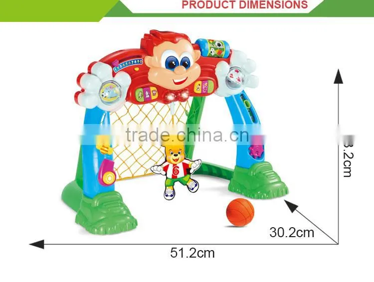 hot selling baby game plastic football player toy