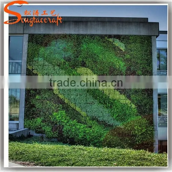 Vertical plant artificial walls plastic green wall garden for sale