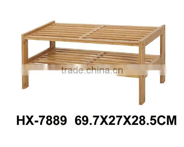 bamboo show shelf