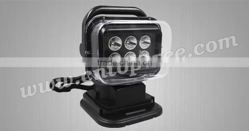 Waterproof ip68 Powerful 30W12V 24V LED Marine Military Portable Remote led search light