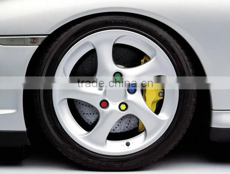 Car Styling Rim Silicone Wheel Hub Screw lug Nut Decoration Cap Tyre valve cover