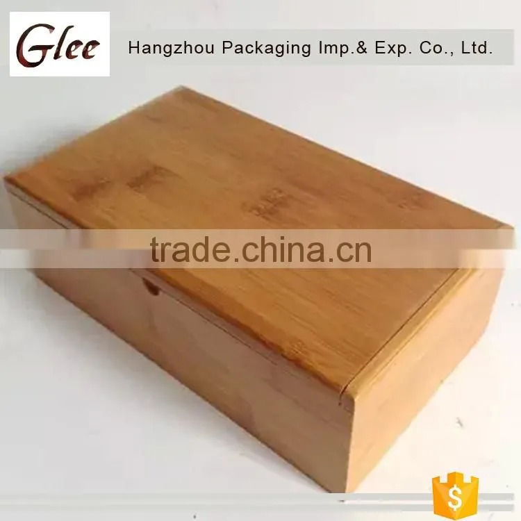 Finished and creative Bamboo Box with Lid for Sundries