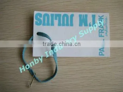 Traditional U shape hang tag safety pin for garment tags