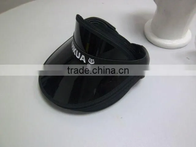 PVC sun visor with printed logo