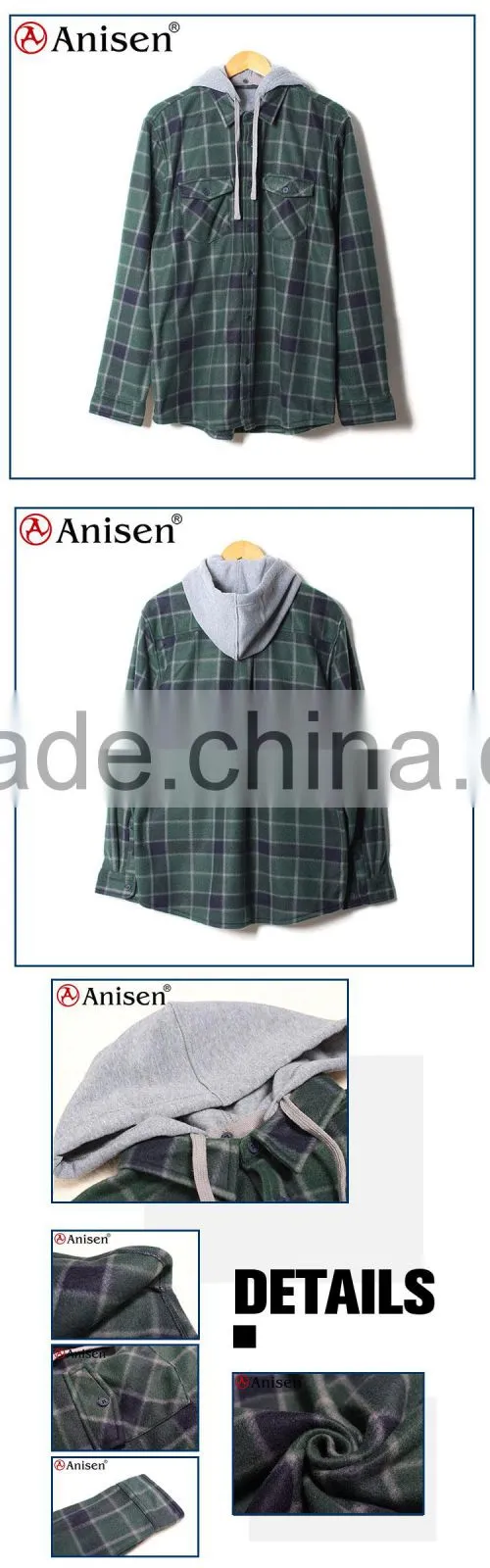 Chinese supplier wholesale windbreaker men plaids jacket