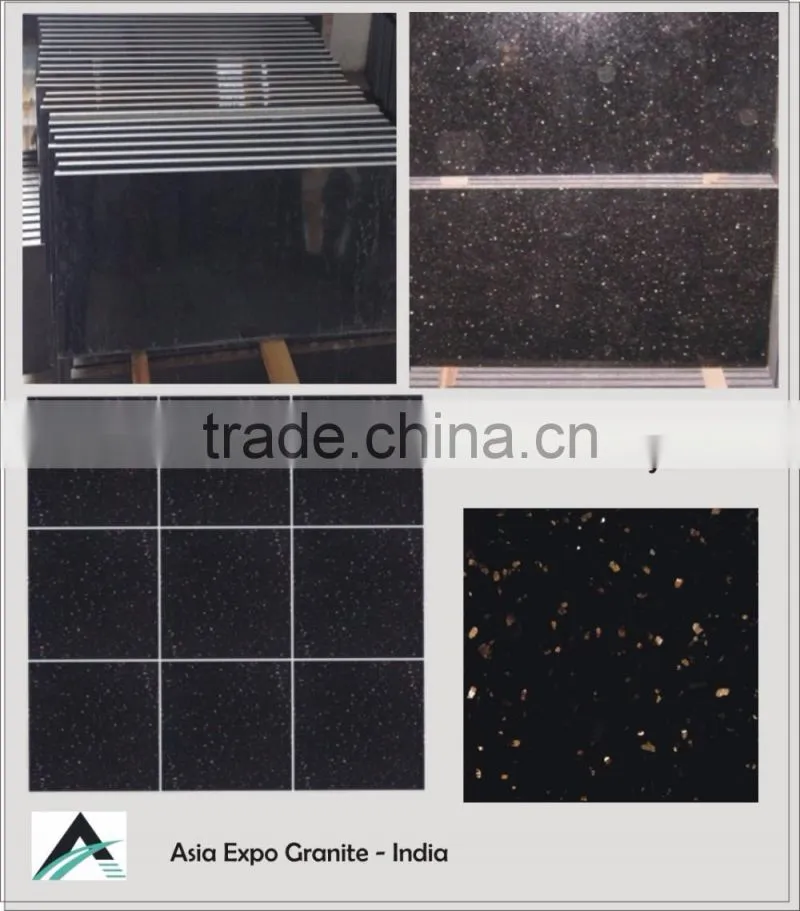 Black Galaxy Tiles Commercial /