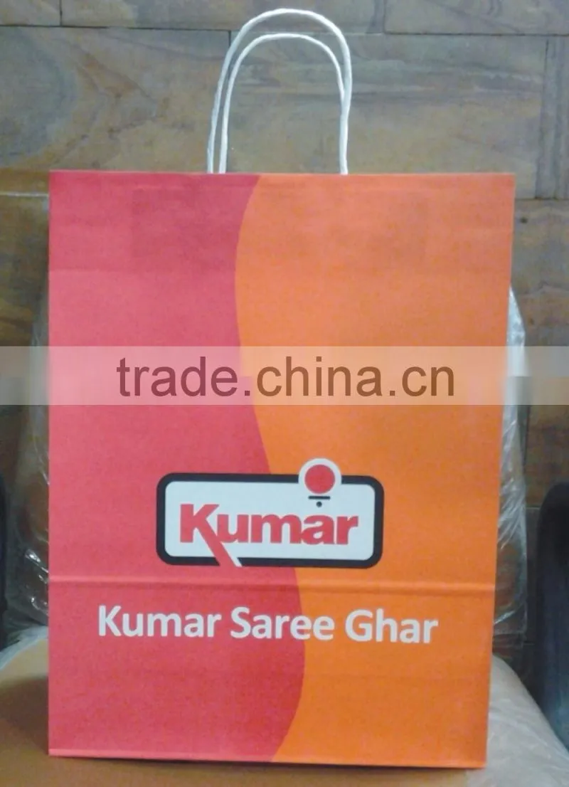 Kraft Paper Bags with full printing and logo