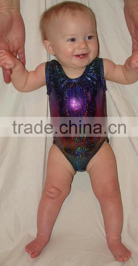 Gymnastics sequin leotard Babies, Toddlers, girls holographic colors