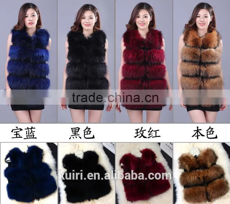 Factory supply Leather women winter fur fox fur foot encryption sleeve short coat Large size