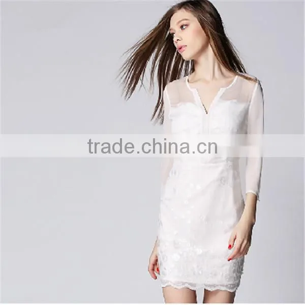 Sexy Clothes Short Skirt Photos For Big Women With Custom Print Dress Flower