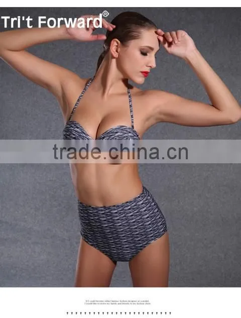 2016 swimwear OEM unique design young girl sexy eyeball-catching bikini