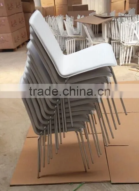 2016 hot selling high quality soft stacking dining chair